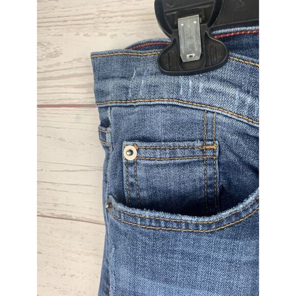 Karlie Denim Jeans 26 X 30 Skinny Mid Rise Distressed Ladies sz‎ 26/3 - Picture 5 of 7